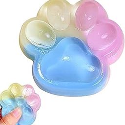 Taba Squishy, Squishy Toy, Squishy Cute Fidget Toy Stress Relief Squeeze Toy Sensory Toy Stress Relief for Boys Girls Birthday Party Supplies (Transparent Color)-image-56