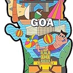 Skywalk India Souvenir Wooden MDF Goa Fridge Magnet (Multicolour)-picture-9