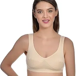 aimly Women's Cotton Non-Padded Non-Wired Ful Coverage Sports Bra-picture-3