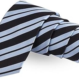Blue Vault Blue Colored Microfiber Necktie For Men-image-21