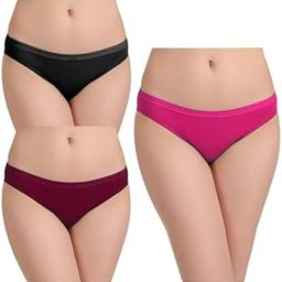 Women’s Cotton Bikini Panties - Pack of 3 - Soft, Breathable, and Comfortable-image-92
