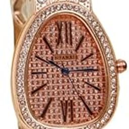 Snake-Shaped Quartz Watch | Titanium Alloy Fashion All-Match Diamond Ladies' Watch | Elegant Women’s Analog Wristwatch-image-57