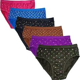 Women's Cotton Hipster Panties | Comfortable Briefs | Full Coverage | Pack of 5-33