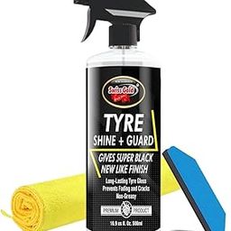 SWISS GOLD Tyre Polish for Car and Bike 500ml Long Lasting Super Black Shine & Dirt Repellant Formula Non-Greasy Tyre Polish Prevent Fading and Cracks (500ml (Pack of 1))-image-86