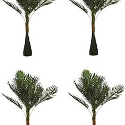 Artiricial Money Plant Tree 12 Patta Set of 4 PCS-image-88