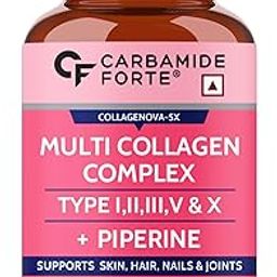 Carbamide Forte Collagen Supplements with Multi Collagen Tablets for Women & Men | Hydrolyzed Collagen Peptides With 5 Types of Collagen Powder | Collagen Supplements for Skin & Joint Support | Collagen Supplement for Women & Men - 90 Tablets-11