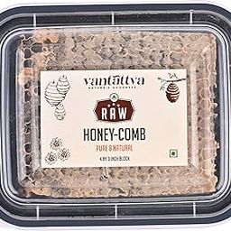 VANTATTVA-NATURE'S GOODNESS... Raw Organic Honeycomb -4 inch by 3 inch block |Pure Natural |-image-63