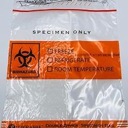 Double Zipper Specimen Bags with Pre-Packaged Absorbent Pads - 6x9 inches / 3-Wall /100 Bags, Latex free-15