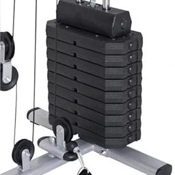 Gamma Fitness Fibre Weight Stack for Gym Machines | 40kg - 100kg | Fit for All Gym Stations | for Home Gym or Commercial Gym (40 Kg Stack)-12