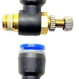 2Pcs Pneumatic Connector 8mm x 1/8" Inch BSP Male Thread Flow Speed Controller Valve Push Type Pipe Fittings for 8mm OD Pipe-image-51