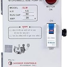 SKYLET 1.5 HP SUBMERSIBLE WATER PUMP CONTROL PANEL,STARTER 1.5 HP MOTOR STARTER (ELM -METAL BODY) With 2 year Warranty-image-37