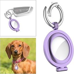 CALANDIS Anti-Lost Location Tracker Protective Case for Airtags Light Purple-picture-18