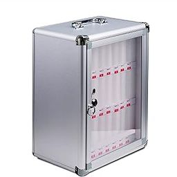 3NH® 24 Slots Phone Storage Mobile Phone Safe Management Box Aluminum alloy Portable Student Locker Wall Mobile Phone Storage Box-picture-4
