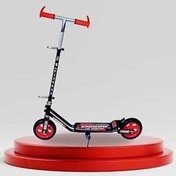 SX Fitness Kick Scooter for Kids 6 to 10 + Years, 2 Wheels Steel Frame with 90kg-120kg Weight Capacity & Side Stand with 3 Adjustable Height | Skating Cycle for Kids Boys Girls | Bis Certified-image-15