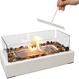 KORNIFUL S'Mores Night - Safer Burning with 4-Glass windshields, Portable Smores Maker, Home & Patio Decor, Gift for Dating Nights, Houswarmings, Parties and Weddings (Gel Fuel was not Included)-image-18