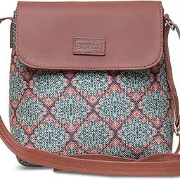 Flap Sling Bag | Crossbody Bags for Women | Women's Handbags | Stylish | Vegan Leather Evening Bag | Travel & Office Use | Purse and Wallet | Kolkata Nouveau Print-11