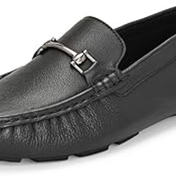 Black Leather Casual Shoes Loafers for Men EMPORIO-27-image-89