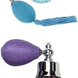 bnf® 2pcs Vintage Glass Perfume Bottle Spray Atomizer Gift Blue & Purple 100ML|Collectibles | Vanity Perfume & Shaving | Perfumes | Decorative Glass/Crystal-14