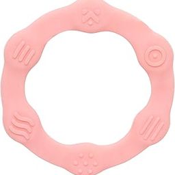 Babykins Abstract Silicone Baby Teethers – Soft & Chewable BPA-Free Teething Toys – Easy to Hold, Freezer Safe – Ring, Hand & Star Designs (Ring)-4