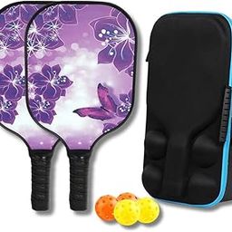 KNK Pickleball Paddle Set with 3K Carbon Fiber Surface, 16MM Honeycomb Core & Pro Grip Design-31