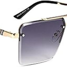 UV Protected Black Square Sunglasses for Men & Women (58238MG4159)-image-53