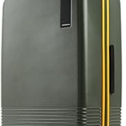 Iconic Range The Check-in Luggage 79cms Large Size German Makrolon Polycarbonate Hard Sided 8 Hinomoto Spinner Wheels Suitcase Trolley Green-Forest Sunray (Limited Edition)-image-19