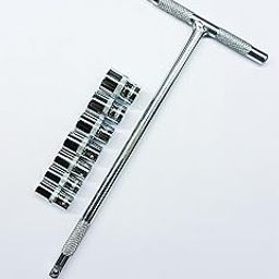4 MECH T Handle With 1/4 Drive and 7 Sockets - 7mm, 8mm, 9mm, 10mm, 11mm, 12mm, 13mm Hex Socket Spanner Set-1