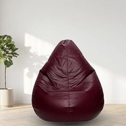Coaster SHINE XL Tear Drop Bean Bag Cover (Without Beans) (Maroon)-picture-22