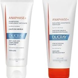 Ducray anti-hair fall kit consist Anaphase Plus Shampoo 100 Ml & Anaphase Strengthening Conditioner 200ml-0