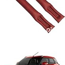 LOVMOTO Universal Car Gap Filler Organiser Car Seat Gap Filler, Car Seat Gap Organiser, PU Leather Car Accessories, Car Seat Console Side Pockets for Storage Comfortable With Bre-zza-image-94