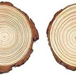Natural Wooden Slice Round for DIY Crafts, Rustic Wood Rounds for Art Projects, Ornaments, Wedding Décor, and Home Decoration (22-25X2CM)-17