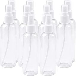 Ayurvardan 100ml Transparent Plastic Refillable Reusable Fine Mist Spray Bottle | Multipurpose Spray Container for Sanitizer, Travel, Home, Beauty, Hair & Makeup (Pack of 10)-image-82