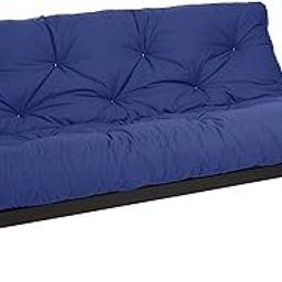 H B MSALA (DEVICE) Cotton Soft Comfortable 2 Seater Full Outdoor And Indoor Bench Cushion For Garden/Chair Pad/Back And Hip Pain Relief Handmade Quilting Pack of 1 (40 X 50 Inch - Navy Blue)-image-91