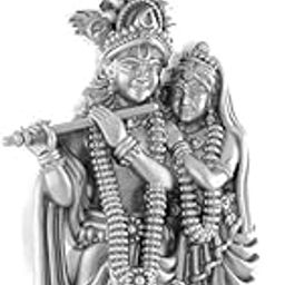 Sterling Silver (92.5% purity) God Krishna/Bal Gopal/Radha Krishna Pendant for Men & Women Pure Silver Lord krishan/Radha Krishna/Bal Gopal Locket for Good Health & Wealth-picture-53