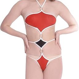 3 CHALLA-01 Diwali Above Knee Baby Doll Dress & Nightwear/Nighty/Sleep Dress |Hot & Sexy for Newly Married Couples/Honeymoon/First Night/Anniversary|for Women & Girls with G-String Panty Red-picture-20