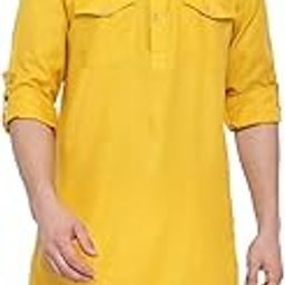 Mens Cotton Blend Kurta - Elegance for Festivals & Ethnic Events-picture-11