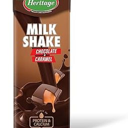 Heritage Chocolate & Caramel Milkshake, 180 ml Tetra Pack-picture-16