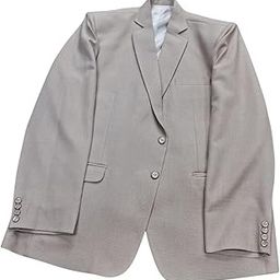 Men's Formal Blazer, Single Breasted, Textured Ivory, Regular Fit, Plus Size-image-71