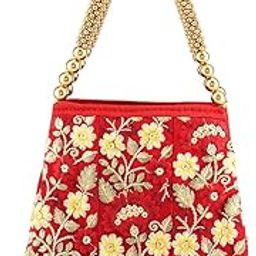 teejh Rang Rasiya Red Potli Bag-picture-21