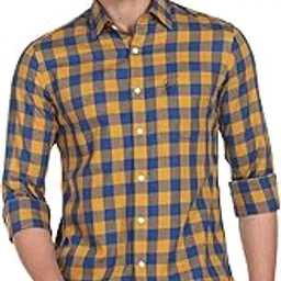 u.s. polo assn. Men Cotton Regular Fit Buffalo Check Casual Shirt-picture-14