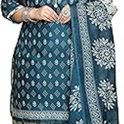 Women's Cotton Blend Printed Ready to Wear Patiala Salwar Suit (Readymade-JOPLLTRW2016X-P)-25