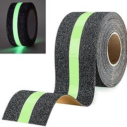 Blikiz Anti Slip Grip Tape Glow in The Dark, Non-Slip Traction Luminous Tape Sticker Reduce The Risk of Slipping for Indoor or Outdoor Stair Tread Step and Other Slippery Surfaces. (ANTI-SILP)-image-66