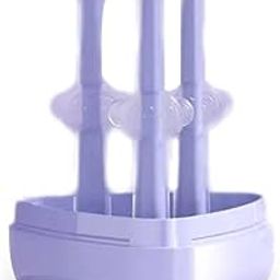 THE LITTLE LOOKERS Baby Manual Toothbrush 3 In 1 Set For Newborn/Infants/Toddlers/Kids (0-18 Months) (Purple), 1 Piece-picture-25