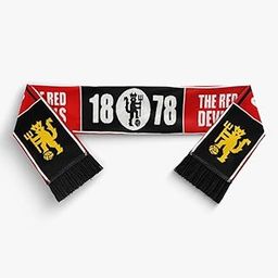 TACKLE FROM BEHIND Man United Knitted Football Scarf, 100% Wool, Gift for Football Fans-image-22
