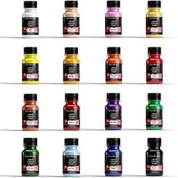 GRANOTONE Artist's Acrylic Paint Set (16 Colors) Water Based Pastels Non-Toxic Fast Drying Acrylic Craft Paints, Ideal for Pro Artists Beginners Hobby Painters & Kids 50 ml Each, Multicolor-5