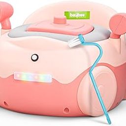 Baybee Toilet Potty Seat for Kids 1-5 Years | Baby Potty Training Seat with Easy Grip Handles, RGB Lights & Music, Non-Slip Splash Guard, Cleaning Brush | Baby Potty Seat for 0 to 5 Years (Pink)-image-41