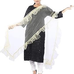 traditions bazaar Women's Starred Net Dupatta-picture-0