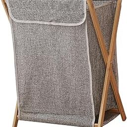 ARTISOUL® Clothes Hamper Basket Wood Frame Laundry Hamper For Living Room Clothes Dorm Grey | Household Supplies & Cleaning | Laundry Supplies | Hampers-image-40