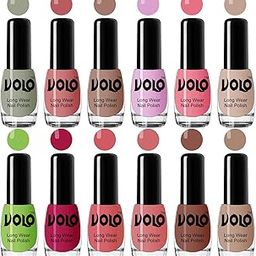 Volo Boss of Gloss Nail Polishes Set of 12 Pcs Infinite Collection(Nude, Pink, Nude, Purple, Pink, Nude, Green, Magenta, Peach, Candy, Nude, Nude) 60 ML-75