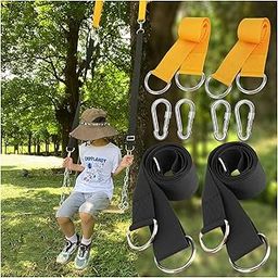 Swing Strap，Tree Swing Suspension Kit,Tree Swing Straps，Tree Swinging Belt,Can Hold Up to 2000 Pounds and is Compatible with Various Suspension Devices (Adjustable)-image-39